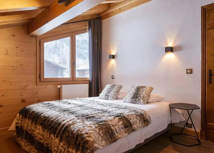 Alpstuga Grosse Pierre 180m2 Cheminee Jacuzzi Vue Taconnaz Les Houches