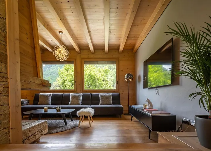 Grosse Pierre 180m2 Cheminee Jacuzzi Vue Taconnaz Les Houches