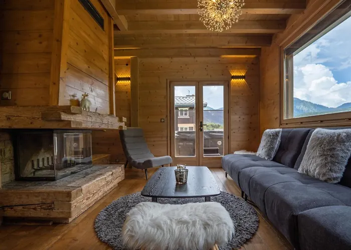 Grosse Pierre 180m2 Cheminee Jacuzzi Vue Taconnaz Les Houches