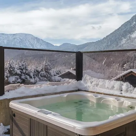 Grosse Pierre 180m2 Cheminee Jacuzzi Vue Taconnaz ليز أوش