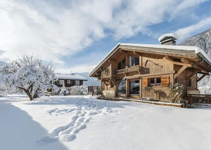 Chalet Grosse Pierre 180m2 Cheminee Jacuzzi Vue Taconnaz