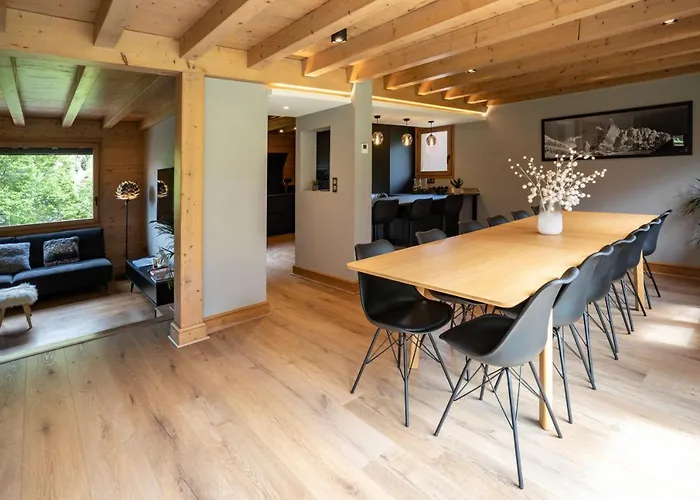 Grosse Pierre 180m2 Cheminee Jacuzzi Vue Taconnaz Les Houches