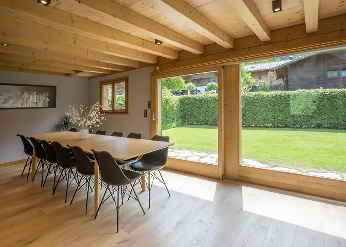 Grosse Pierre 180m2 Cheminee Jacuzzi Vue Taconnaz Chalet