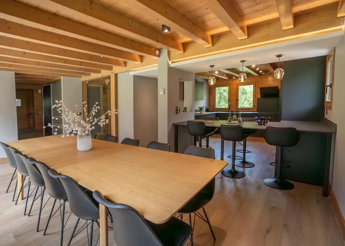 Grosse Pierre 180m2 Cheminee Jacuzzi Vue Taconnaz Chalet *